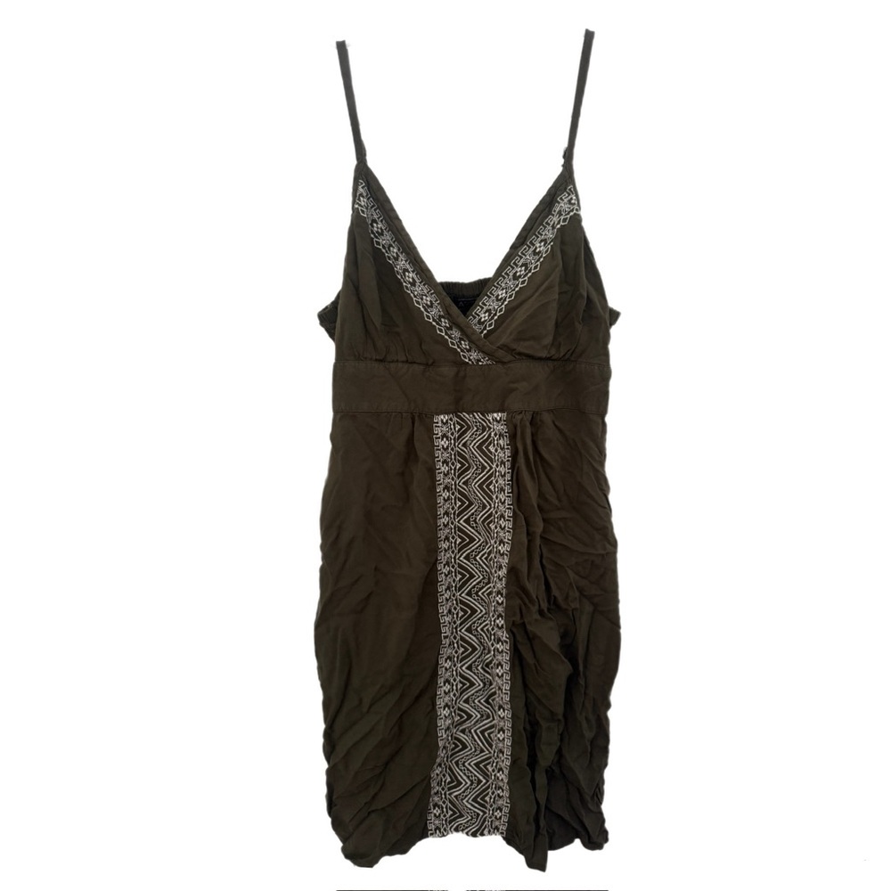 Apt. 9 Olive Green Smocked Dress